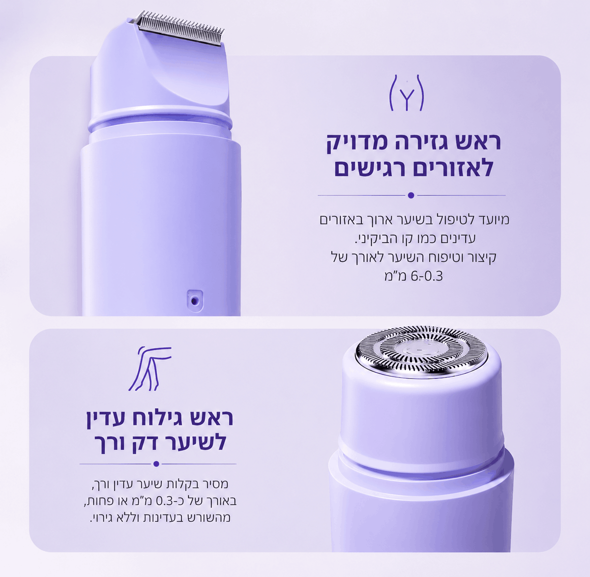 מכונת גילוח דו ראשית מבית TUCSON